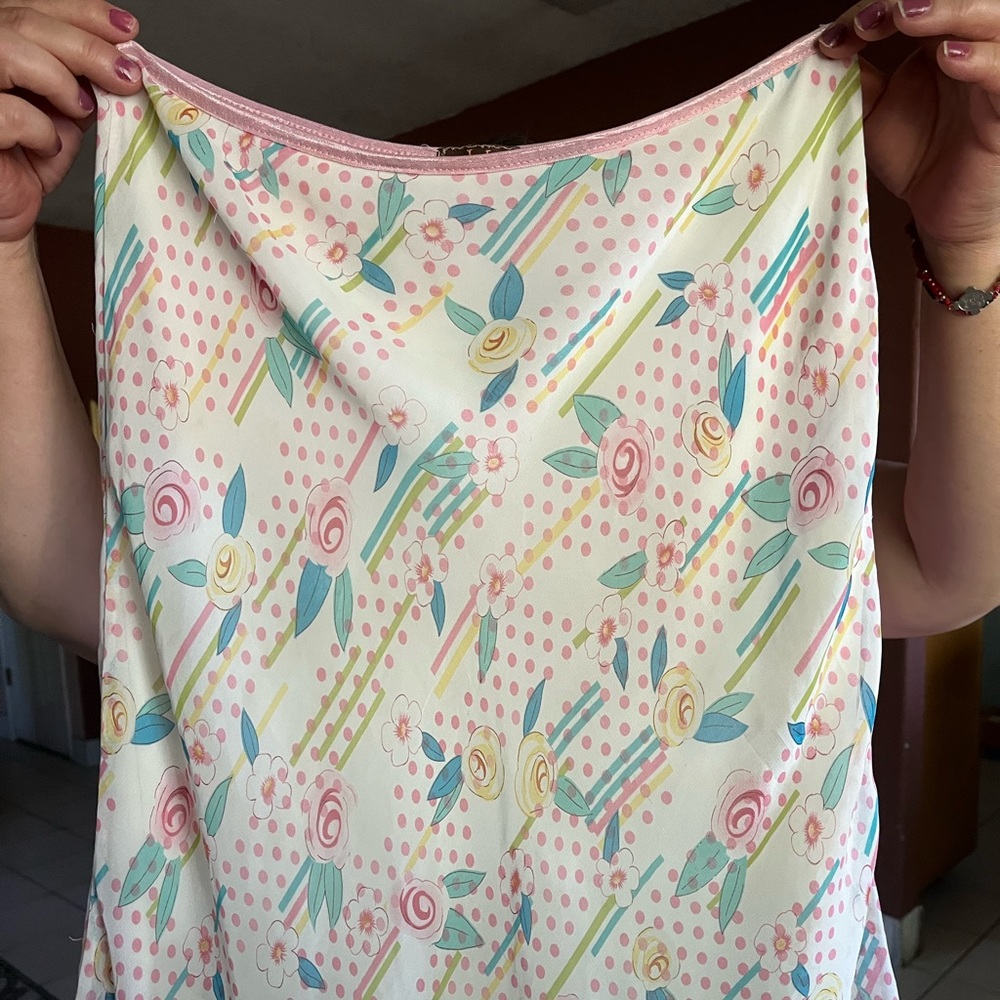 y2k flower skirt